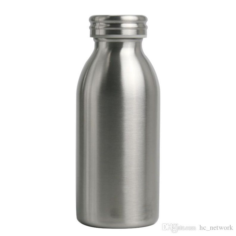 milk in stainless steel thermos