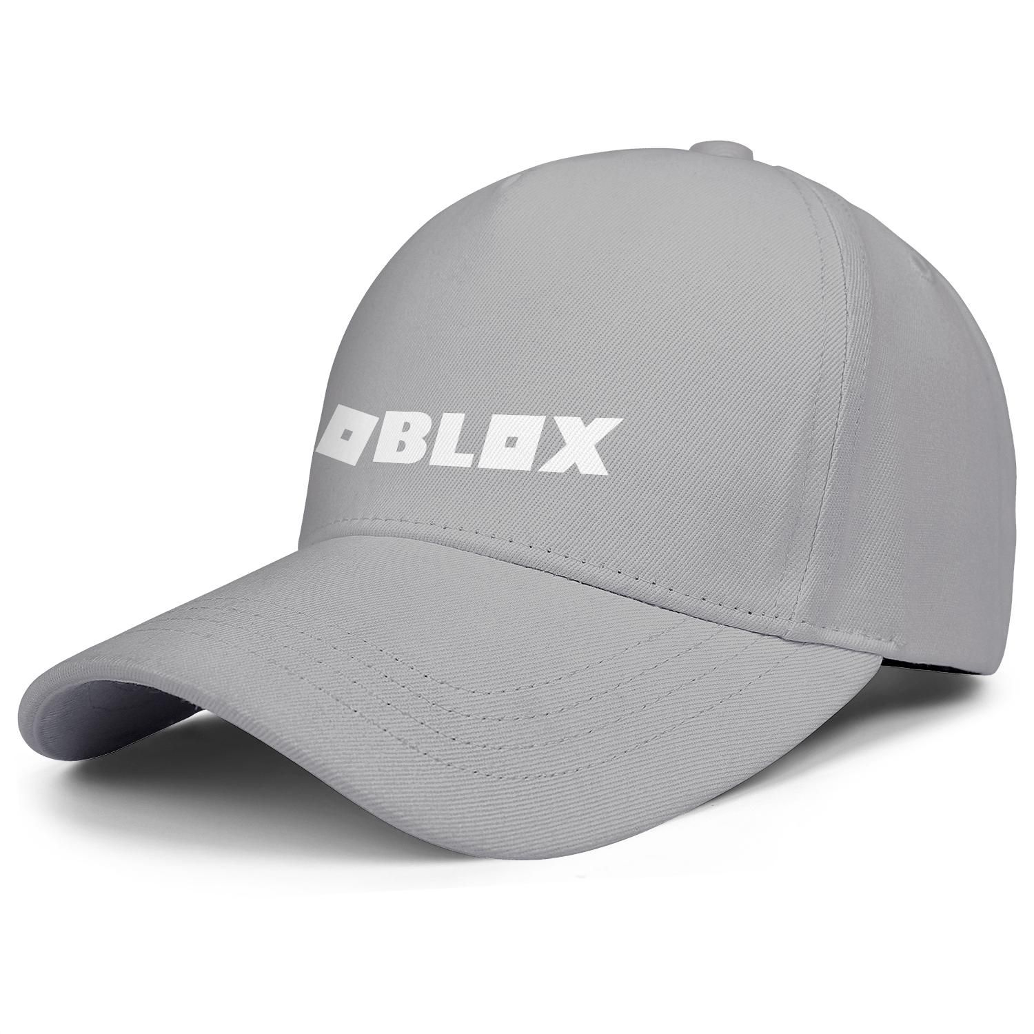 Roblox Logo White Black Womens Mens Snapback Cap Adjustable