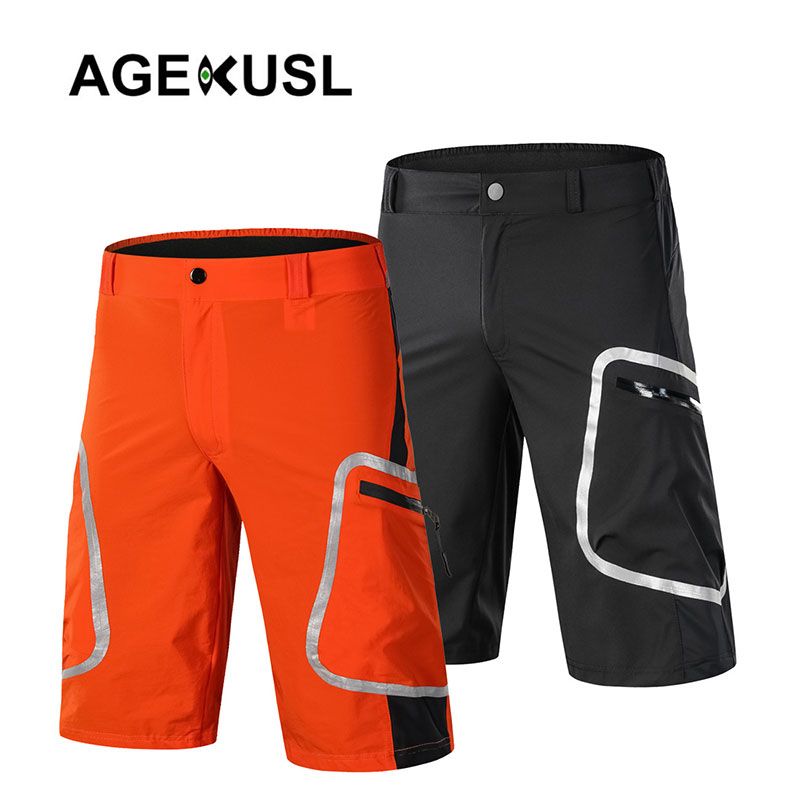mtb shorts orange
