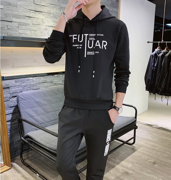 mens two piece sweatsuit