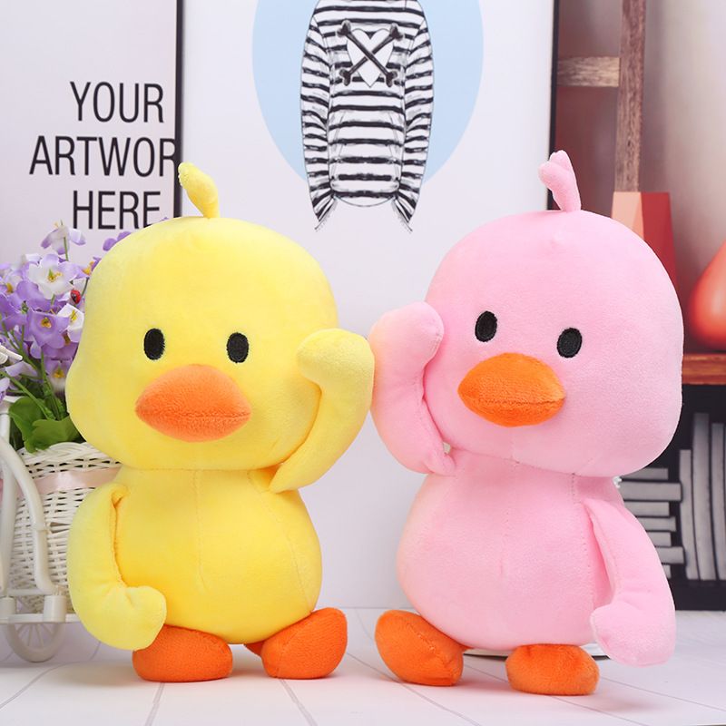 pink duck stuffed animal