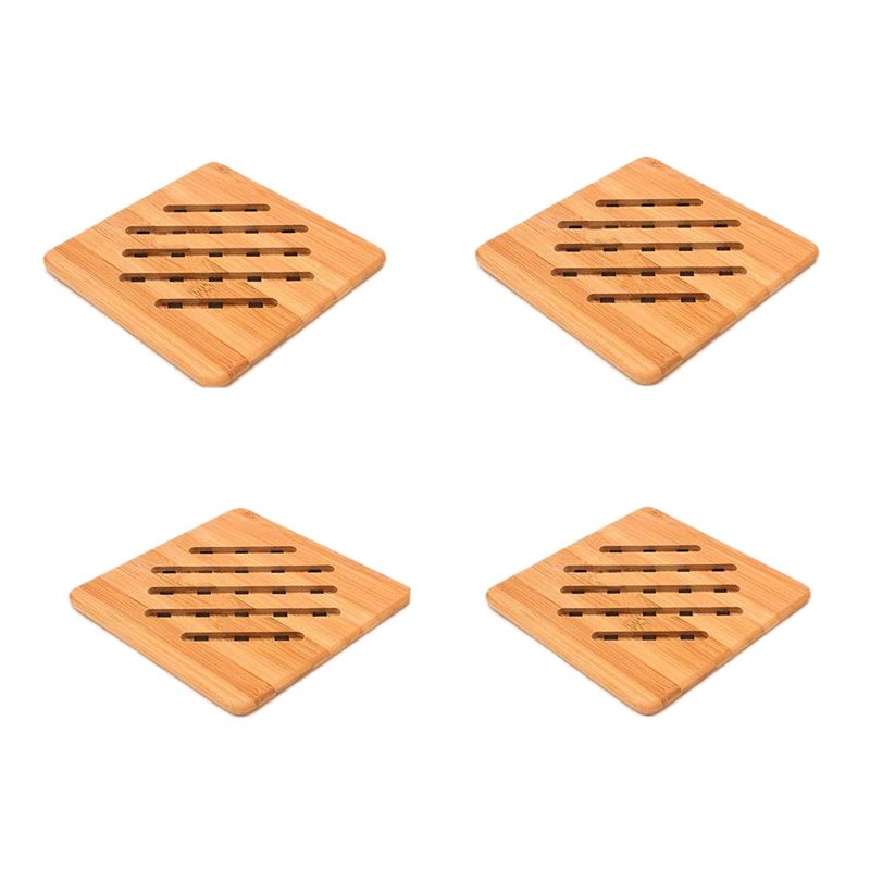 7 Round Bamboo Wooden Trivet for Hot Dishes Coaster Kitchen Table Mat,Creative Pot Holders Non-Slip 7 Round Bamboo Wooden Trivet for Hot Dishes Coaster Kitchen Table Mat,Creative Pot Holders Non-Slip