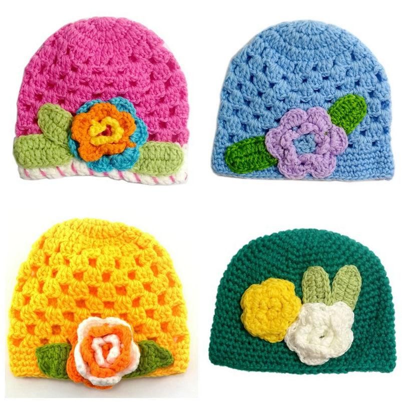 crochet baby girl hat