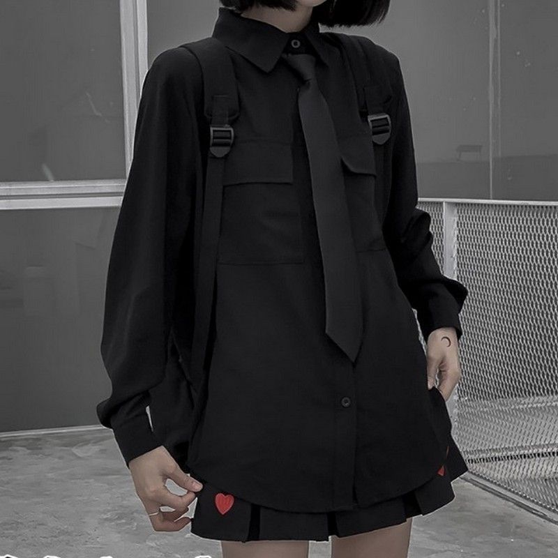 gothic blouses plus size