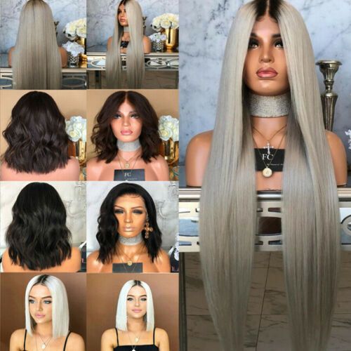 Womens Fashion Short Long Straight Curly Wavy Hair Party Cosplay