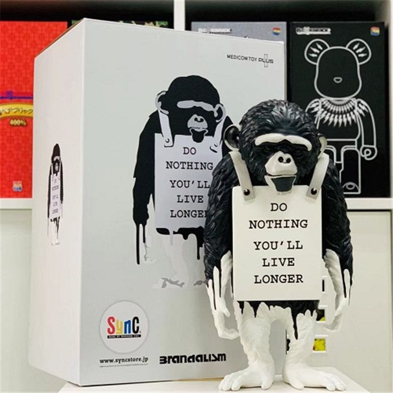 Creat Arts Collection Banksy X Medicom Toy MONKEY SIGN From 
