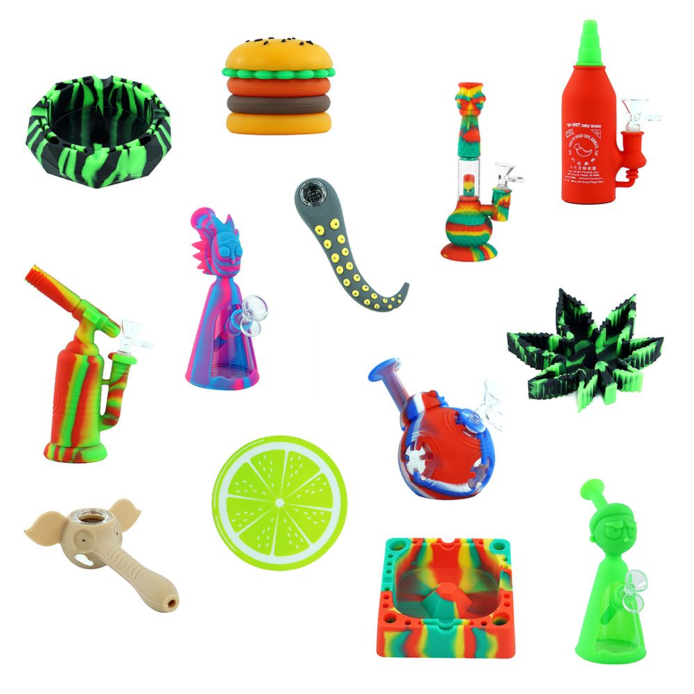 Sentimental by Jeg regner med 1/7 Custom Link New Silicone Bong Water Pipe Smoking Pipes Dab Rig Durable  Straight Silicone Bong Unbreakable 14mm Joint From Smoking_pipe_store,  $3.31 | DHgate.Com