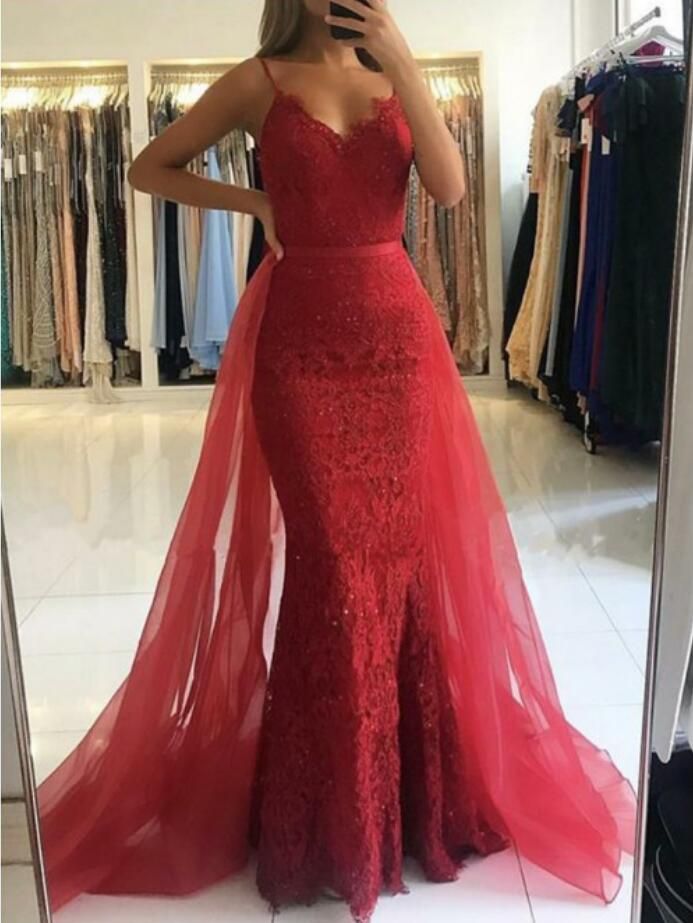 tight lace prom dress