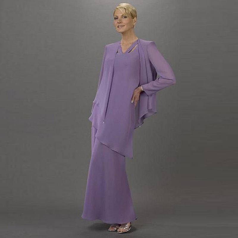 mother of the groom dresses purple