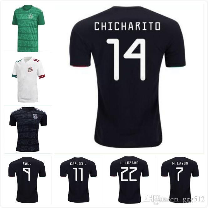 mexico soccer jersey black