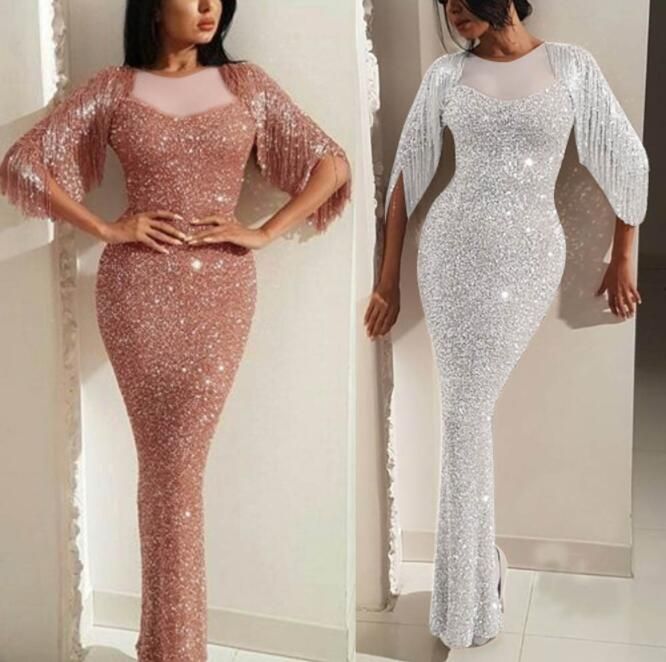 sheer glitter maxi dress