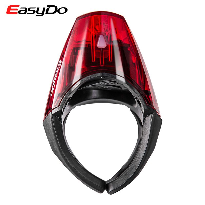 Easydo Cycling Waterproof Breathing Battery Bicycle Tail Light Red 3 LED