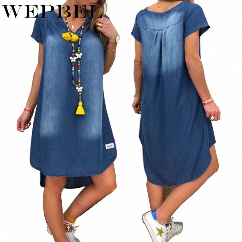 womens denim midi dress