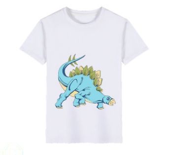 # 2 T-shirts Enfants Imprimés Dinosaures