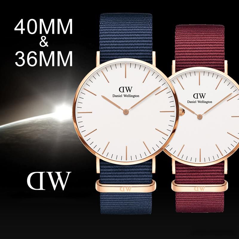 New Fashion Mens Daniel Wellington Watches 40mm Men Watches 36 Women Watches Dw Luxury Brand Quartz Watch Nylong Black Wrist Band Wristwatch Online Shopping Online Shopping Watches From Watch288 33 18 Dhgate Com