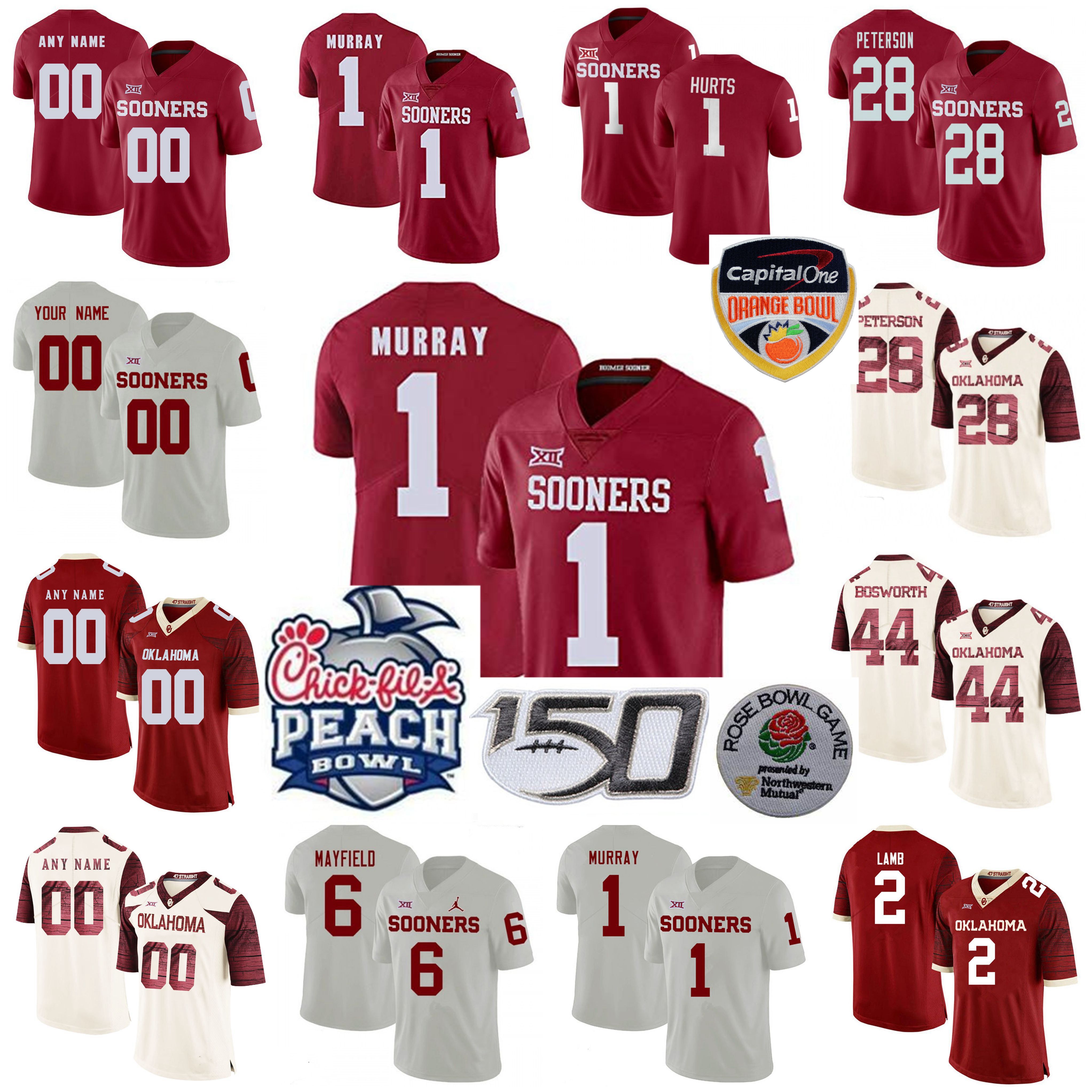 oklahoma sooners football jersey