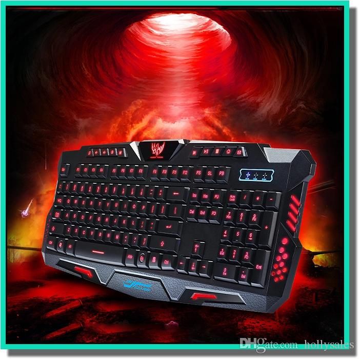 Backlight Game Keyboard M200 Three Color Backlit Keyboard 19 Key