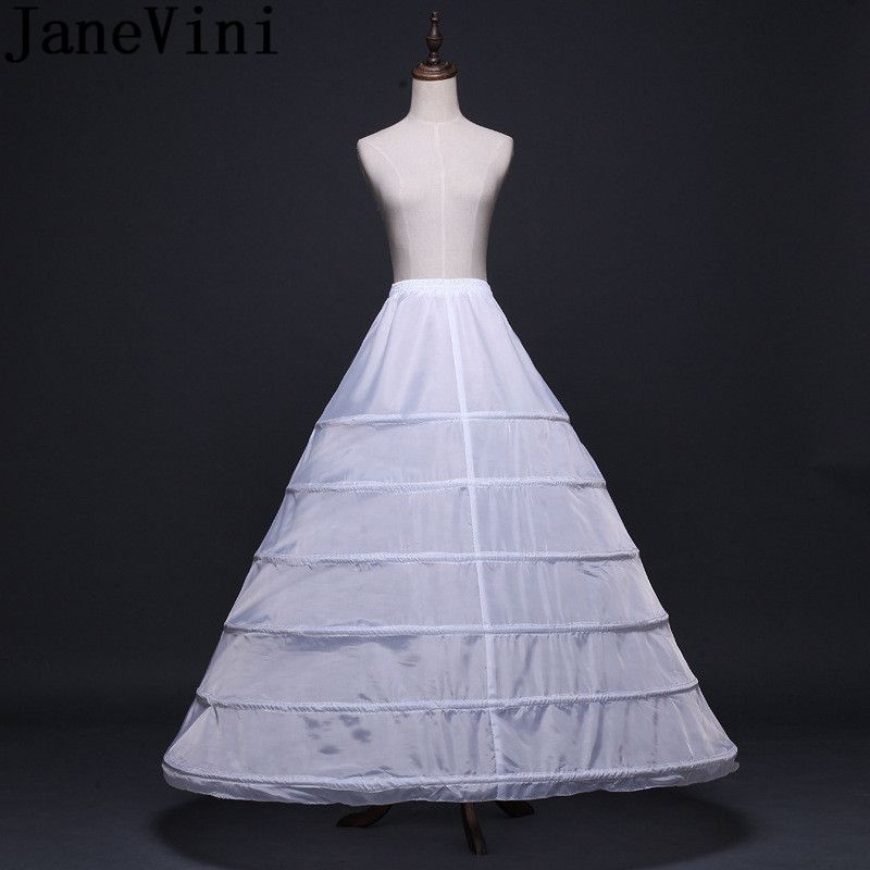 Wedding Petticoat Bridal Hoop Crinoline Prom Underskirt Fancy Skirt Slip 2019 