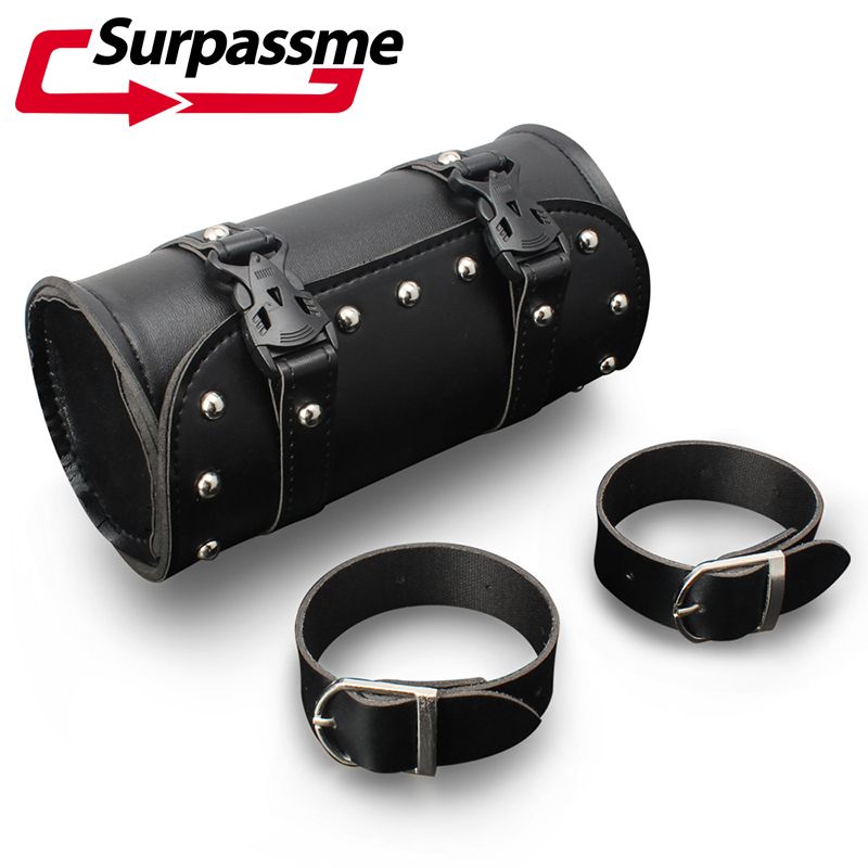 leather side bags for motorcycle