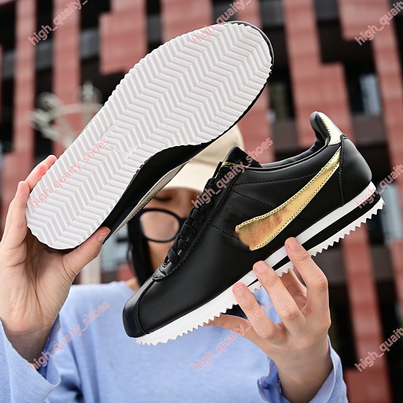women's classic cortez leather casual shoe