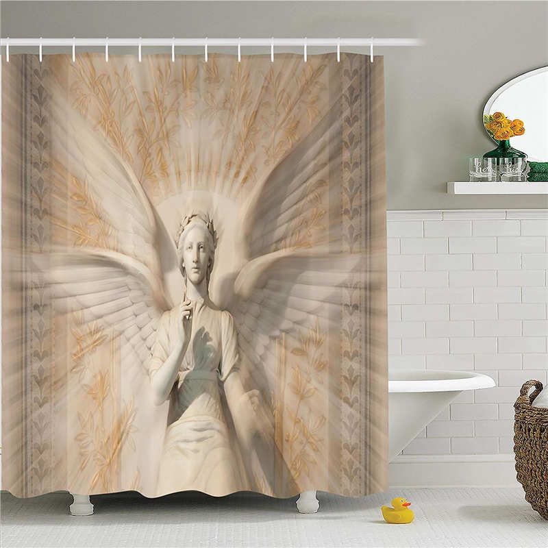 Compre Escultura De La Cortina De Ducha Estatua De La Mujer Angel