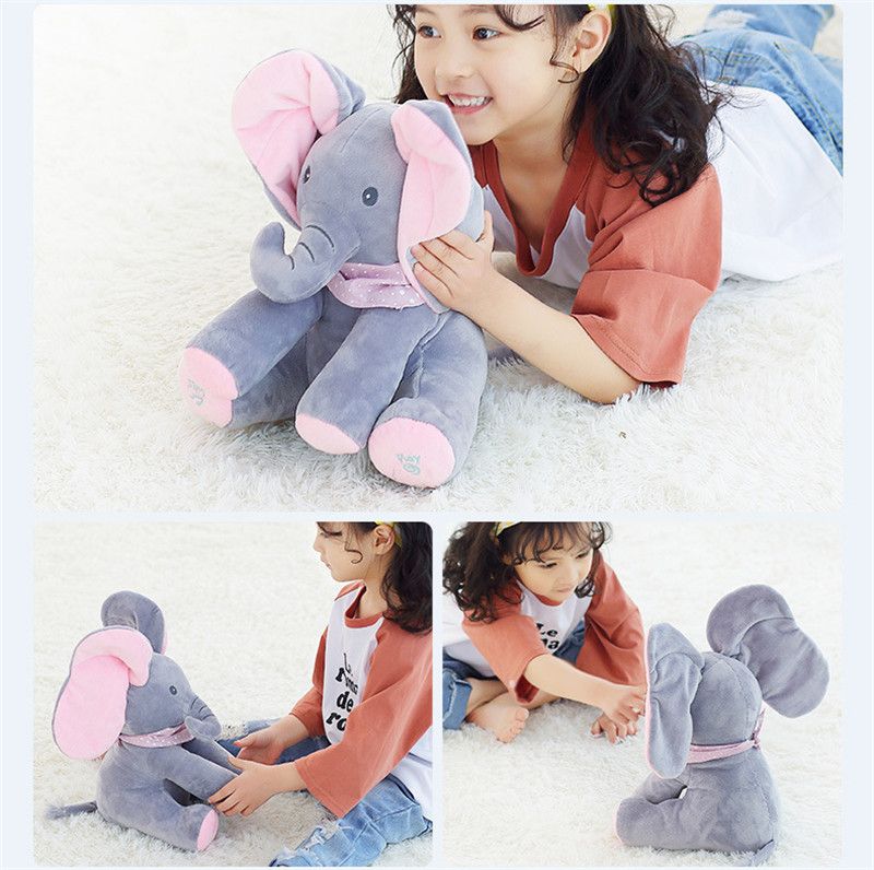 elephant toy that sings and moves ears