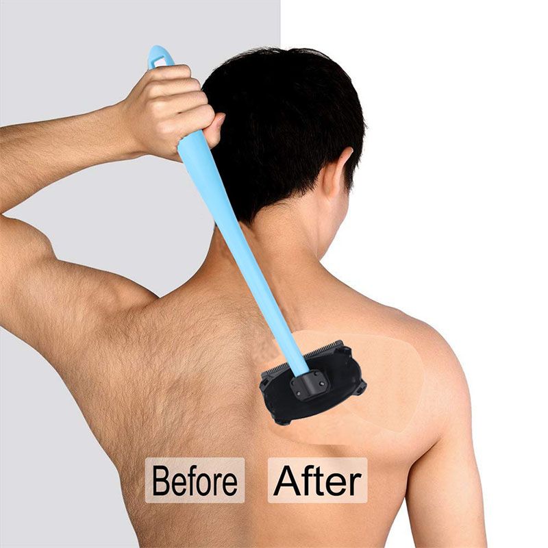 2019 Men Manual Back Hair Shaver Blade Trimmer Do It Yourself