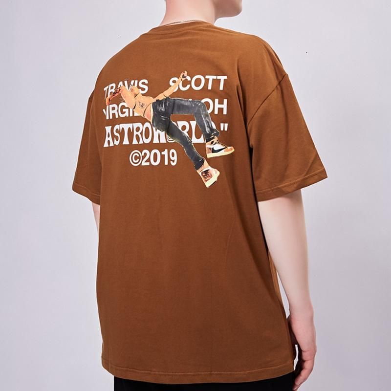 travis scott shirt brown
