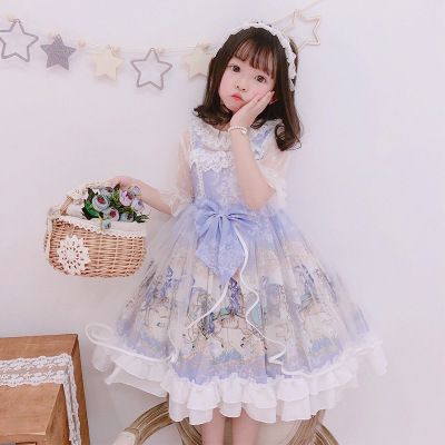 شراء الأسبانية بنات النمط الغربي الأميرة اللباس الأطفال الصيف الحمالات فساتين بنات لوليتا الطفل اللباس حزب فساتين الاطفال رخيص التسليم السريع والجودة Ar Dhgate