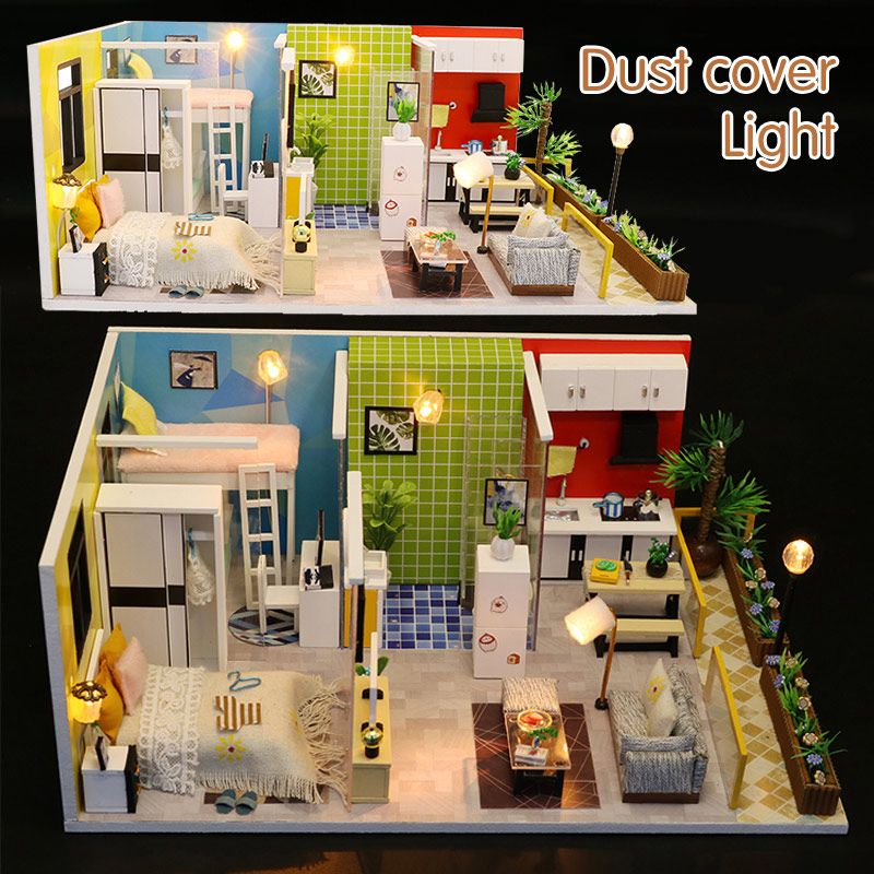 wooden dollhouse furniture kits