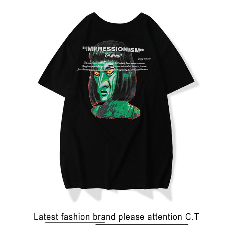 off white impressionism green