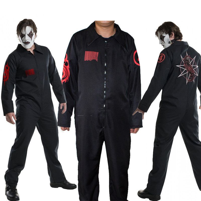 Slipknot Theme Costume Halloween Party Dresses Digital Printed Long Sleeved Black Uniforms Movie Stars Cosplay Superman Costume Halloween Costumes For Couples From Promdressesfemale 27 08 Dhgate Com