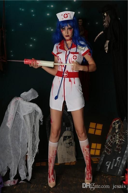 El nuevo vestido de cosplay Halloween y sangrienta María asesino enfermera fiesta de disfraces fiesta de El nuevo vestido de cosplay Halloween y sangrienta María asesino enfermera fiesta de disfraces fiesta de