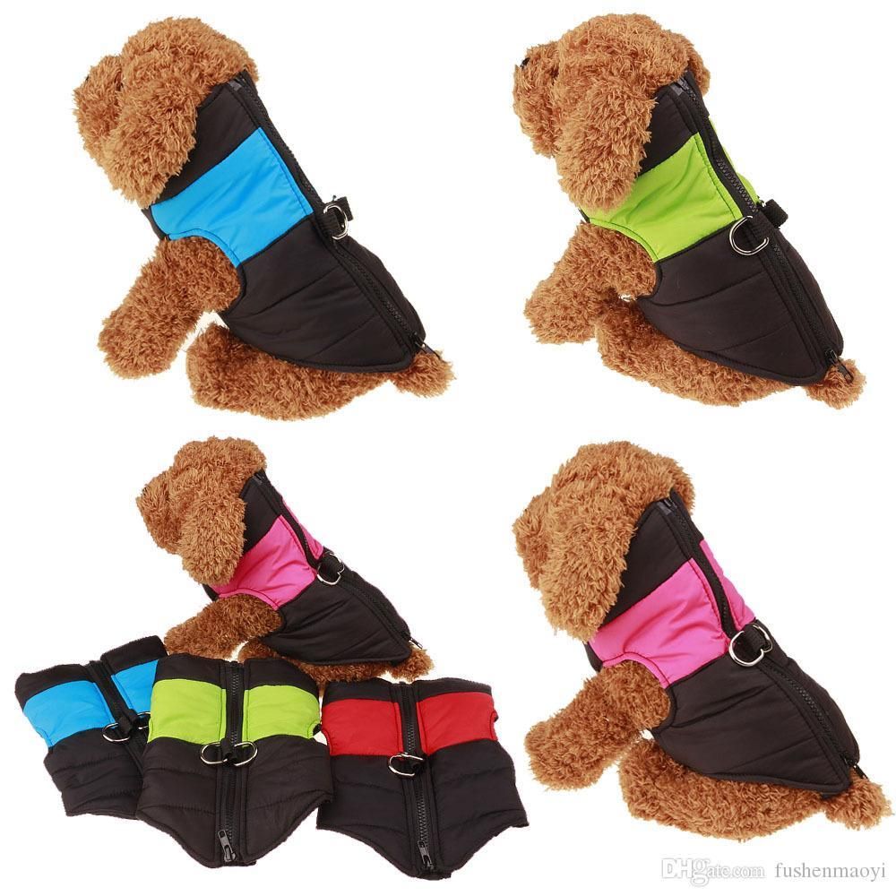 2020 Small Dog Winter Clothes Down Jackets Winter Warm