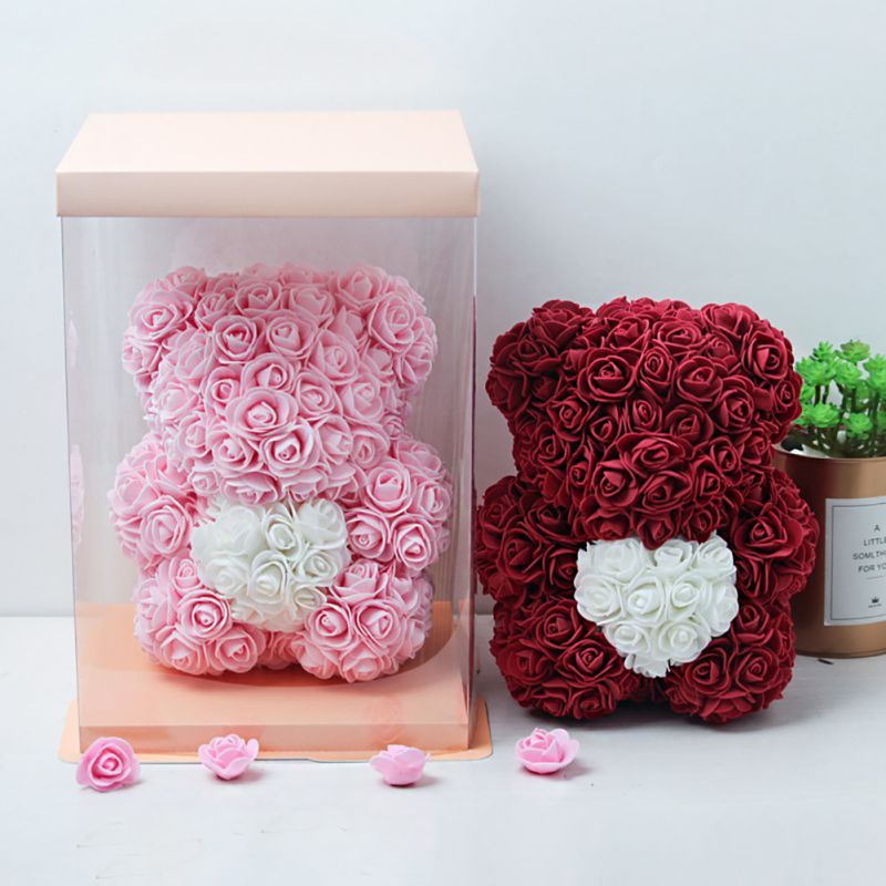Wedding Flower Bear Decoration Handmade Flowers Cute Fashion Artificial Decor