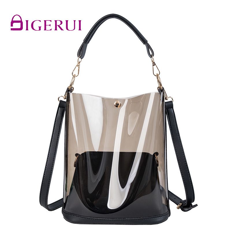 clear over the shoulder bag