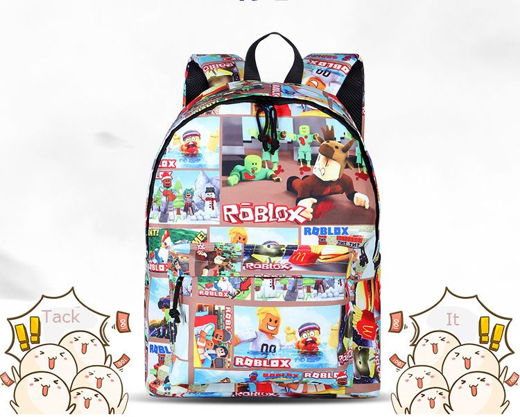 roblox games printing school bags set primary school backpack for boys girls schoolbag teen backpacks satchel messenger bags leather backpack from
