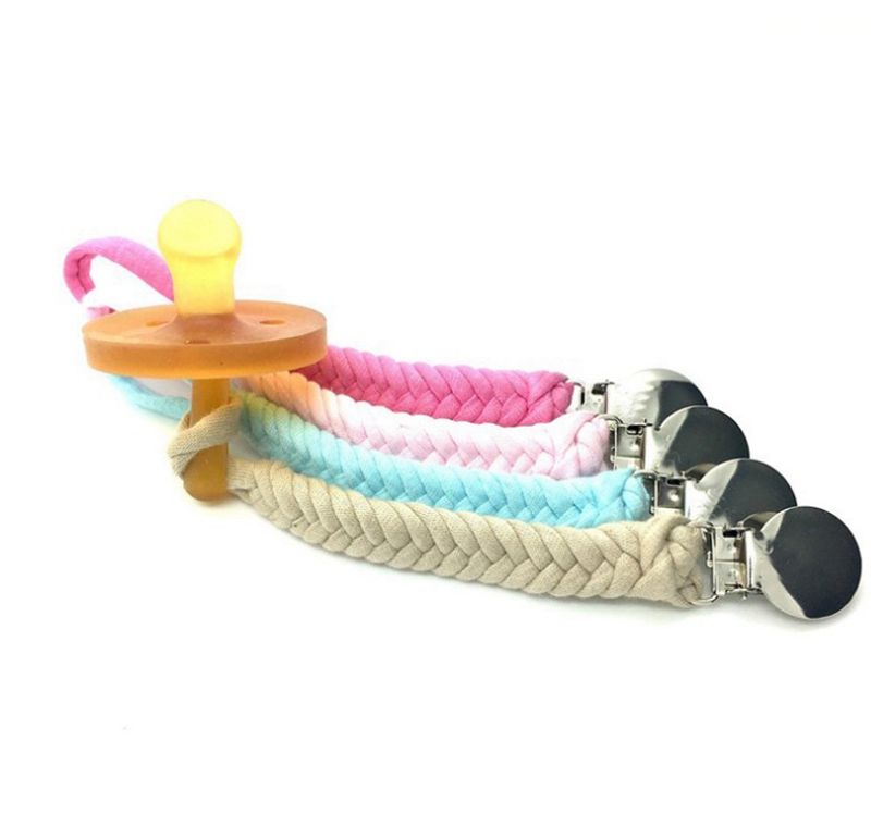 Unisex Kids Baby Chain Strap Holder Dummy Pacifier Soother Nipple Leash Clip MW