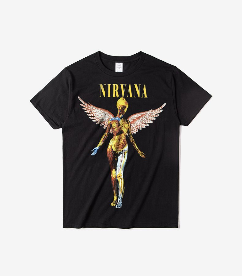 camisetas de nirvana para hombre