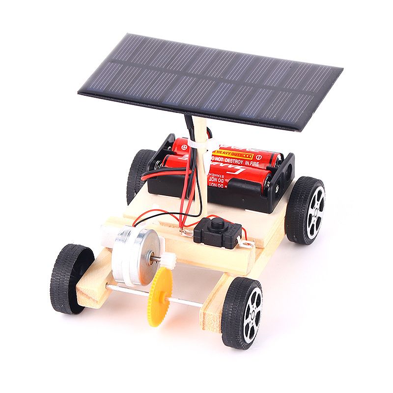 DIY Montiert Solar Power Car Modell Wissenschaft Technologie Pädagogisches 