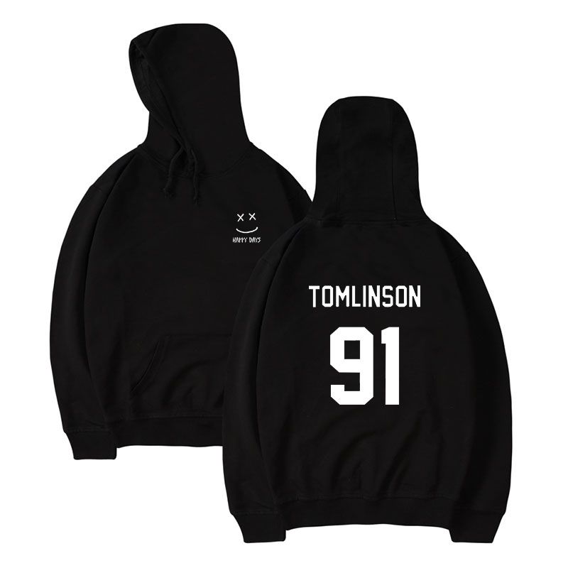 Louis Tomlinson 91 Back Letters Print Women hoodies Fashion Casual