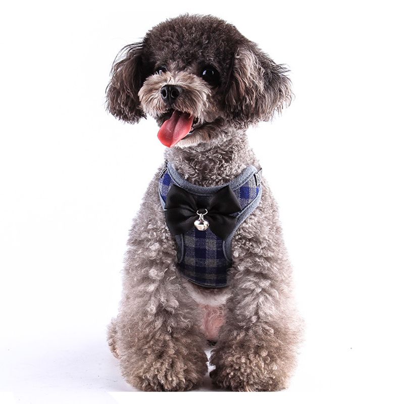 dog harness with bow