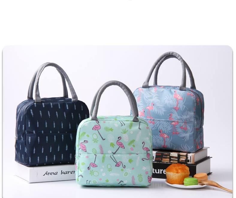 geometric lunch bag