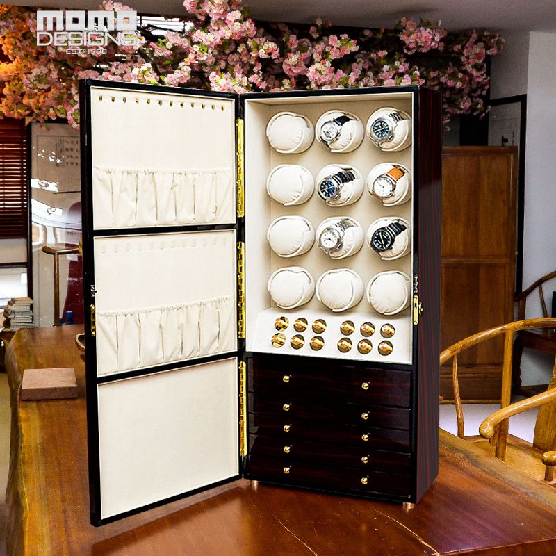 2019 Watch Winder Cabinet 12 Automatic Watch Winding Box And