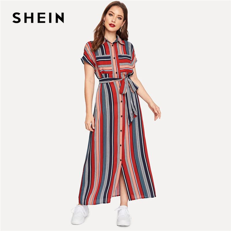shein shirt dresses