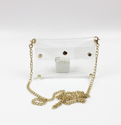 transparent envelope clutch