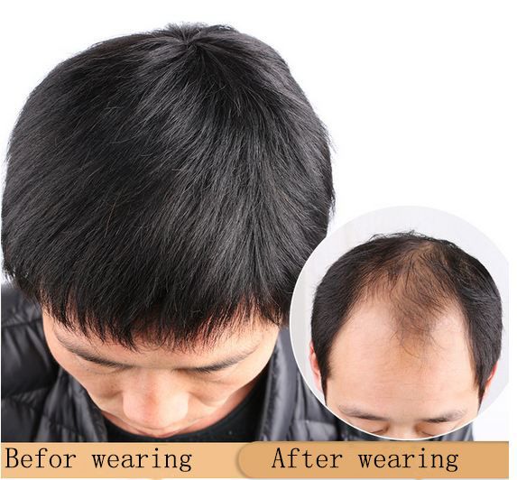 2019 Hand Woven Wig Men S Hair Patches True Hair Patches Searless
