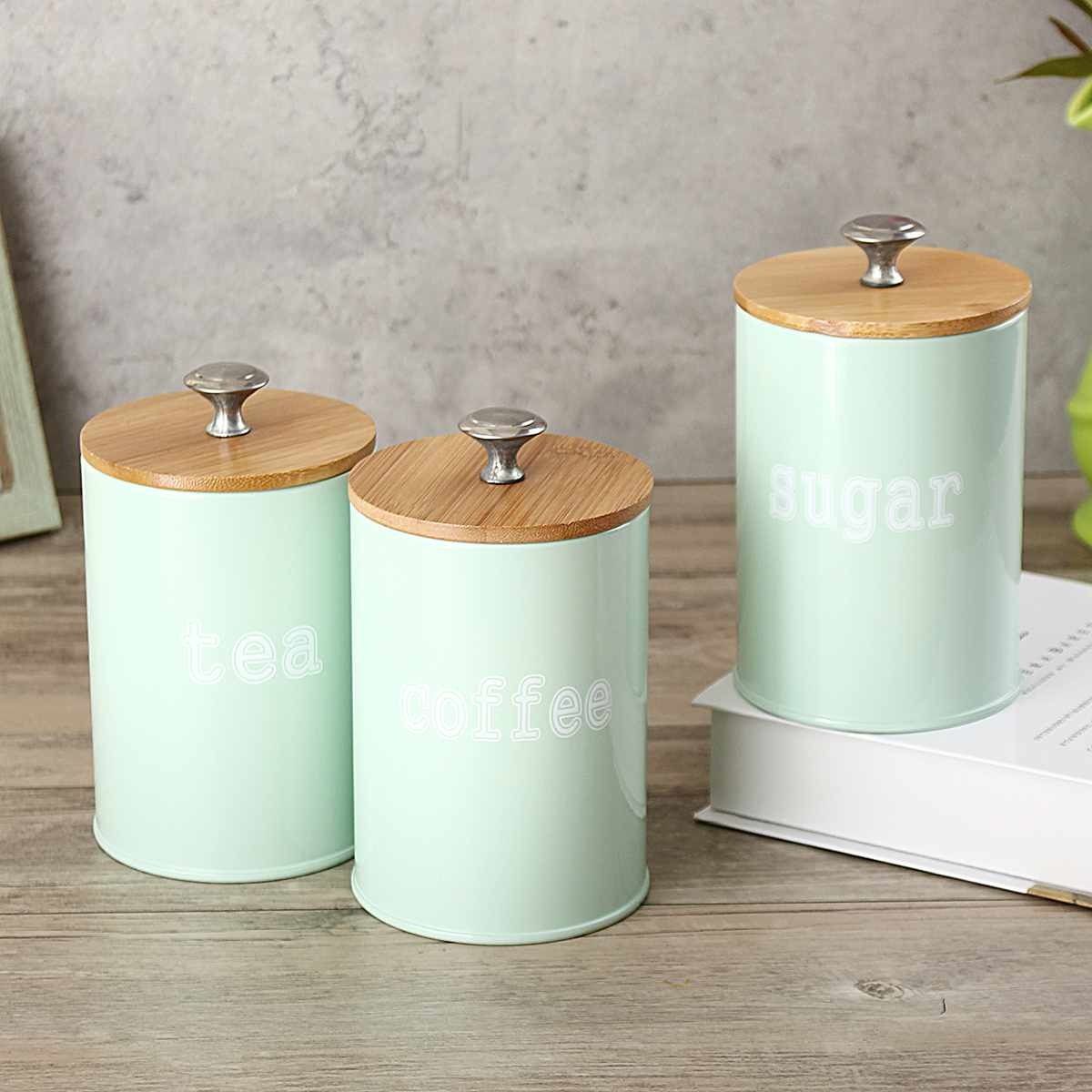 tea and coffee containers