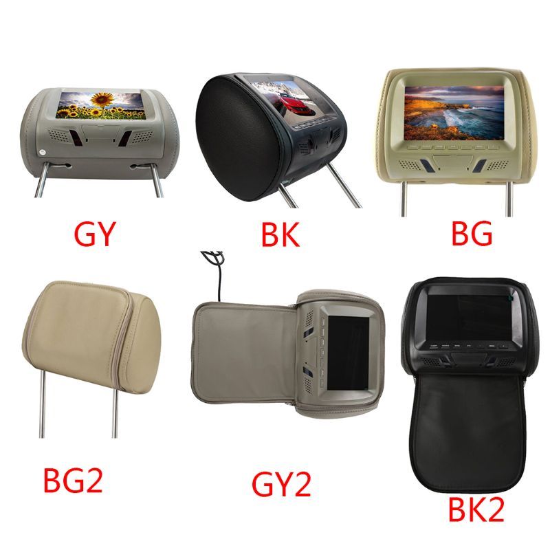 satin al evrensel 7 inc led ekran araba mp5 calar koltuk basligi monitor destek av usb sd araba dvd tl479 28 dhgate comda