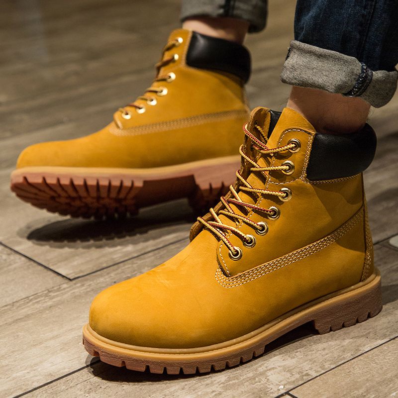 yellow boots mens